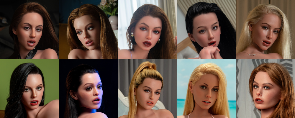 SLE implanted hair head sculpts