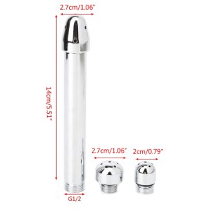 Shower head for flushing holes with 3 adapters