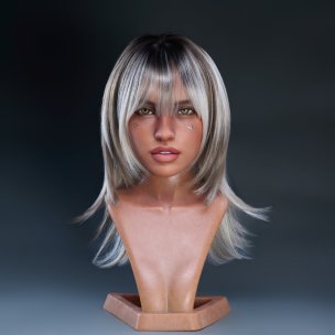 IronAI Head - Real Lady