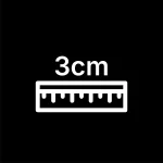 Průměr 3 cm