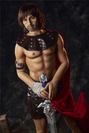 Realistický Silikonový Panák Charles Warrior / 162 cm / Male Sex Doll - Irontech Doll
