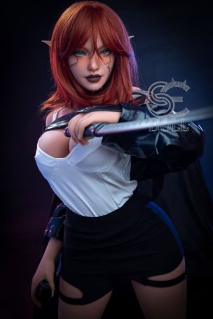 Realistická panna SED222 Elodie / 161 cm / F-Cup - SEDOLL
